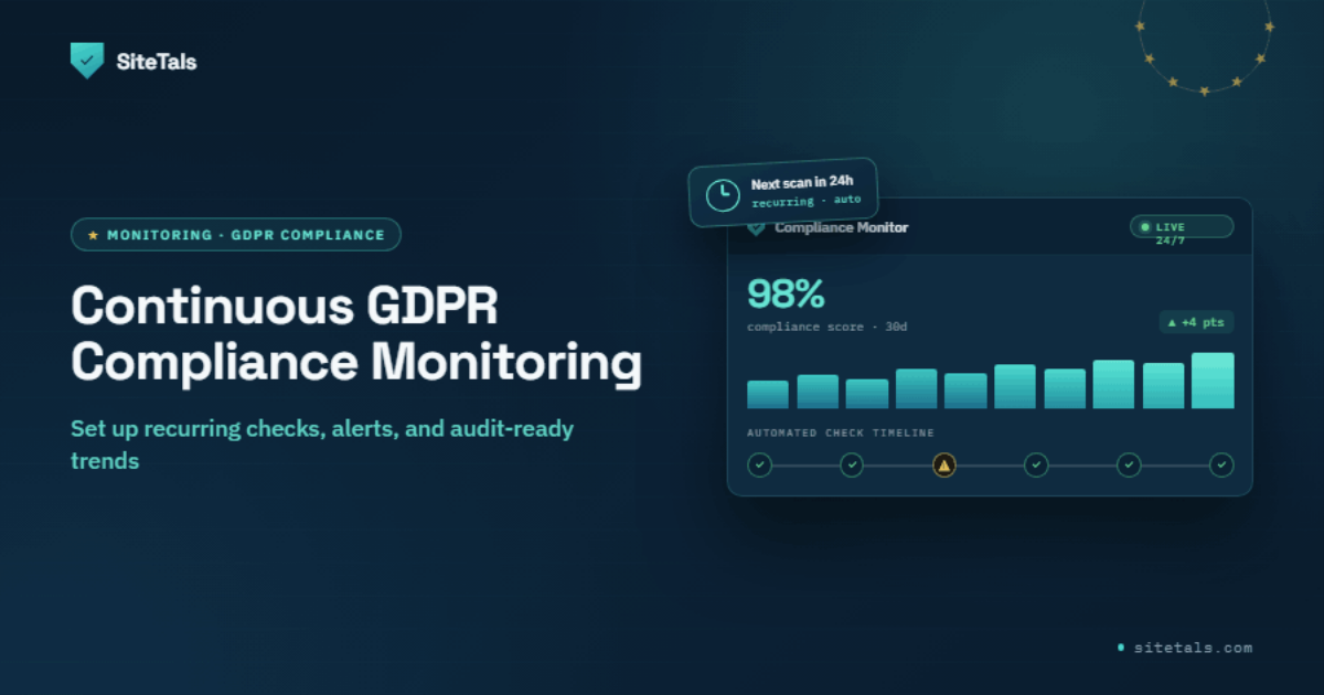 How to Monitor GDPR Compliance Continuously: A Practical Guide